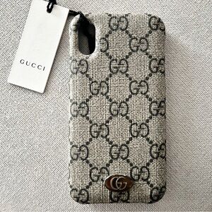 Gucci GG Supreme Monogram Ophidia iPhone Case, New in Box, Retail $370